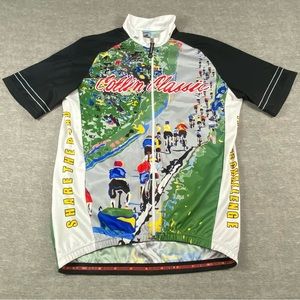 Hincapie Mens 07 Collin Classic‎ Short Sleeve Mock Turtleneck Cycling Jersey 3XL